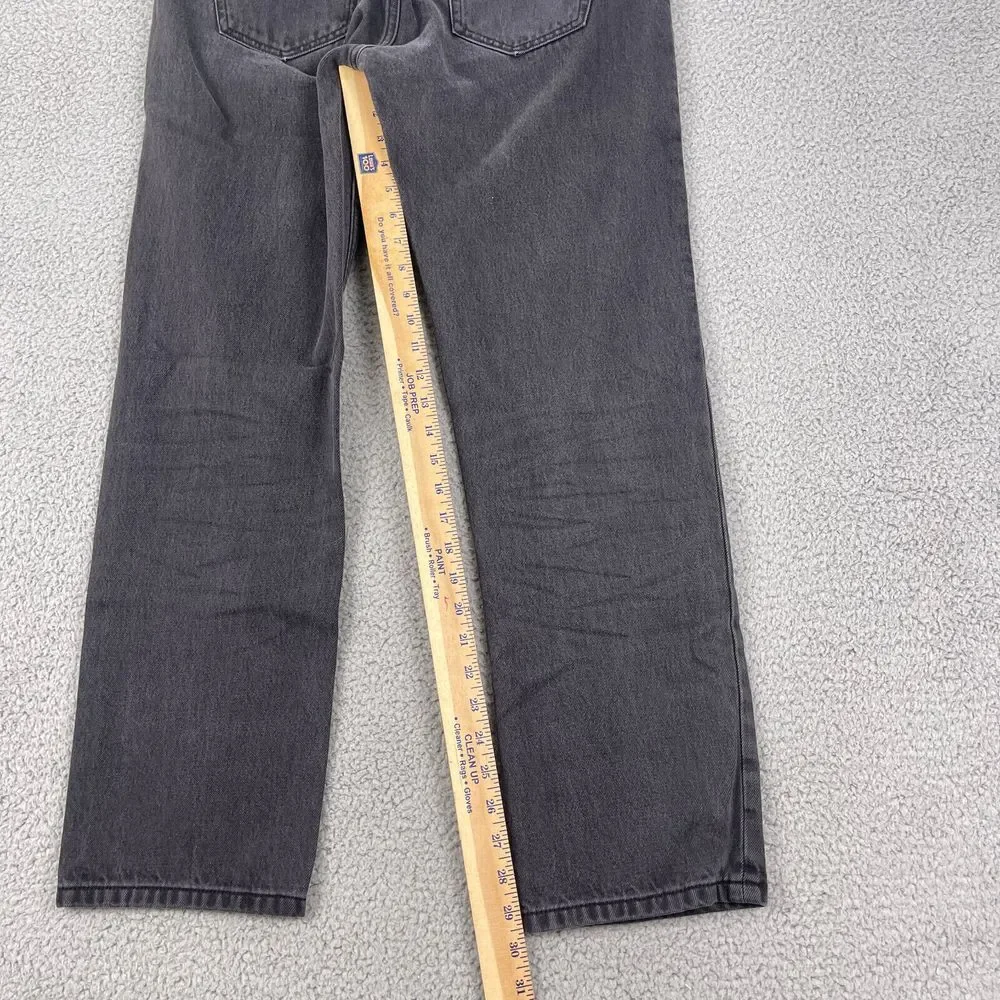 Rolla's Jeans Womens 30x32 Black Straight Leg Vintage Inspired Australian Denim - Picture 7 of 10